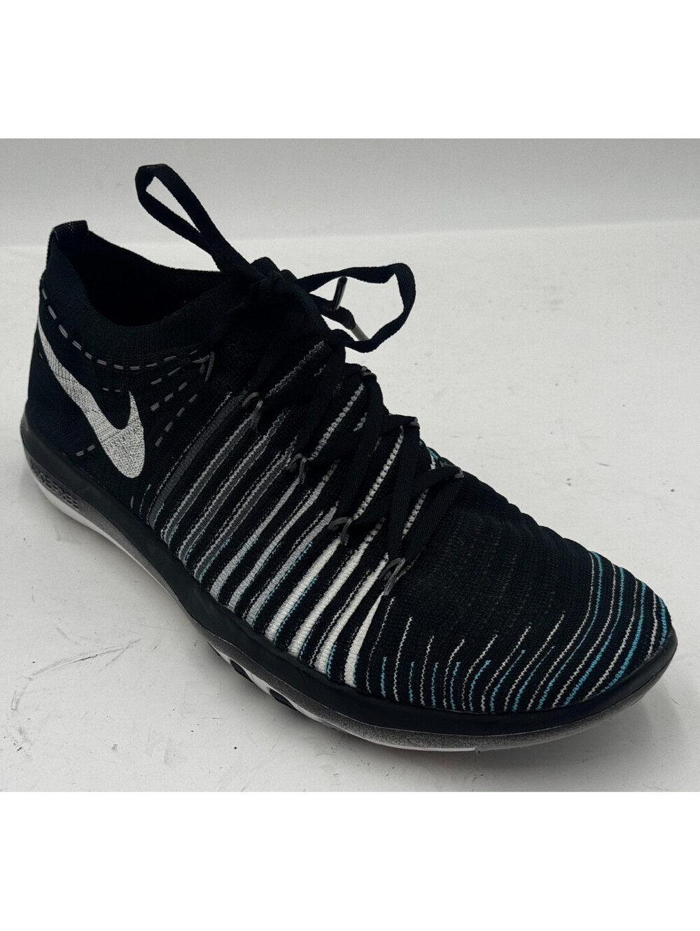 Nike Free Transform Flyknit Womens Sneaker 8 Black Atletic Shoes 833410-001